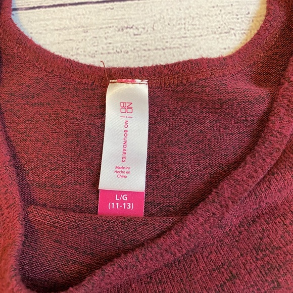 Burgundy lightweight tunic - Picture 3 of 4